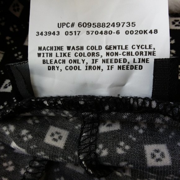 BCX | Lightweight Green Multi-toned Pull-on Pants M - Picture 6 of 9